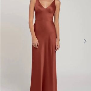 Jenny Yoo Marla Dress in Rust